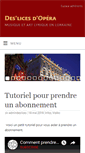 Mobile Screenshot of deslicesdopera.fr